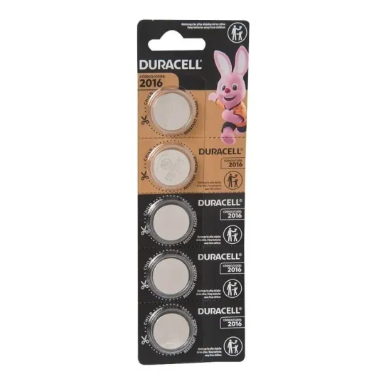 Duracell Pila 2016 Blister Tira X 5 Unidades