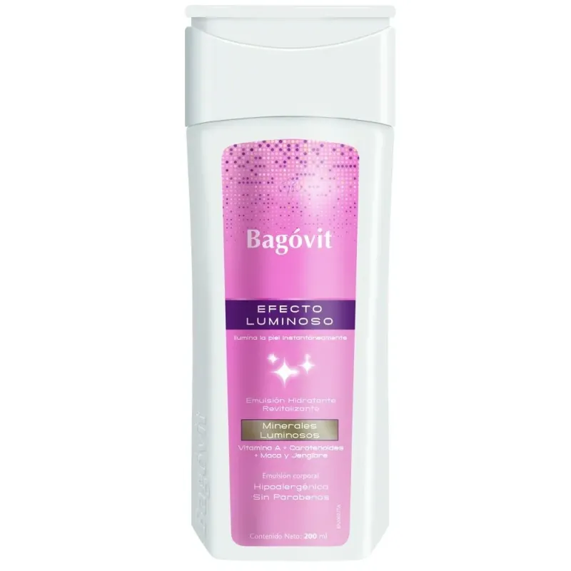 Bagovit Emulsión Hidratante Revitalizante Efecto Luminoso 200 Ml
