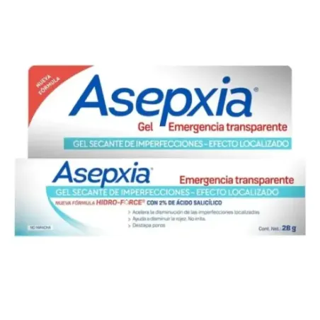 Asepxia Gel Spot Emergencia Transparente28 Gr