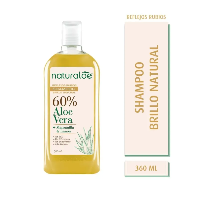 Naturaloe Shampoo Reflejos Rubios 360 Ml