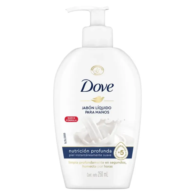 Jabón Líquido Dove Para Manos Pump Original X 250 Ml