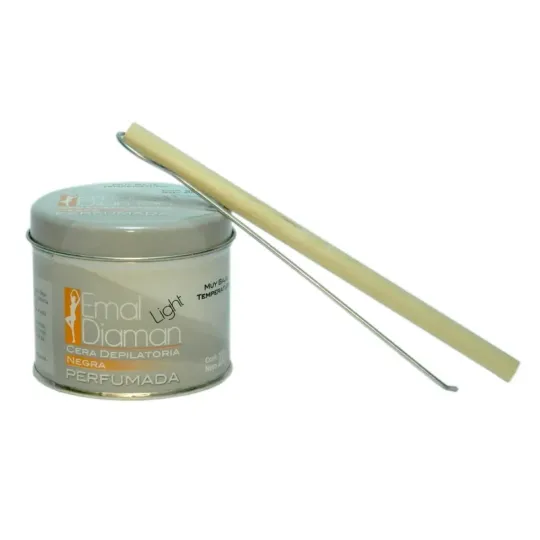 Emal Diaman Cera Depilatoria Negra Light Lata 200 Gr