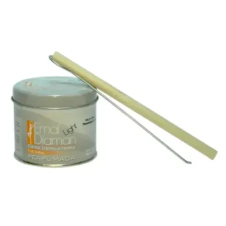 Emal Diaman Cera Depilatoria Negra Light Lata 200 Gr