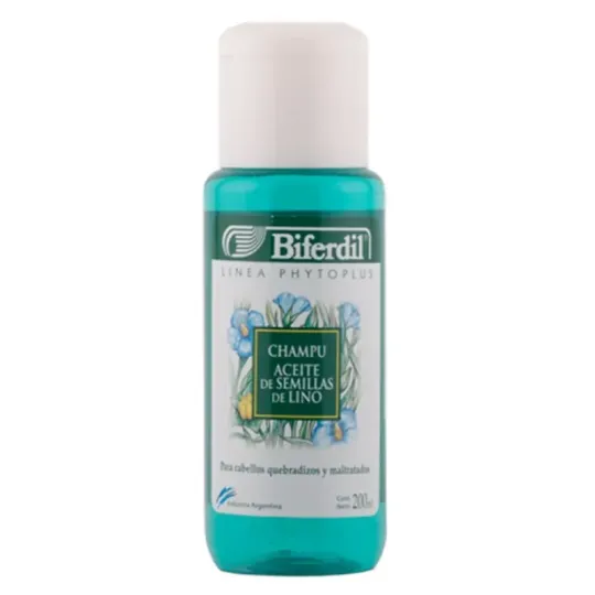 Biferdil Shampoo Aceite Semilla Lino Quebradizos 200 Ml