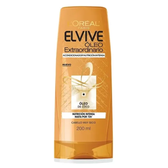 Elvive Acondicionador Oleo Extraordinario Nutricion Profunda 200
