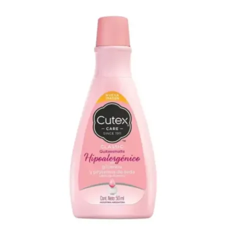 Cutex Quita Esmalte Hipoalergenico + Glicerina 50 Ml