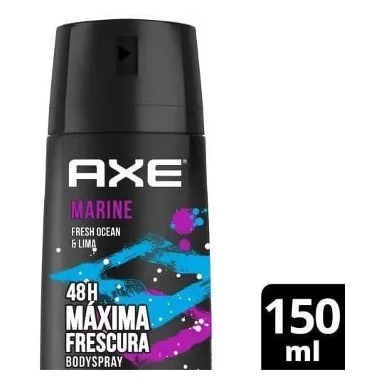 Axe Marine Fresh Lima Desodorane Bodyspray Aerosol 150 Ml