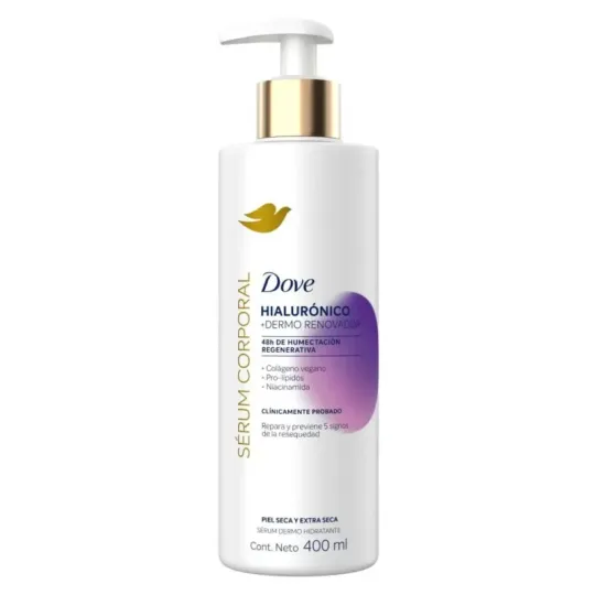 Sérum Corporal Dove Piel Extra Seca Hialurónico X 400 Ml