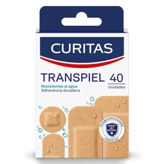 Apósitos Adhesivos Curitas Transpiel Surtidos X 40 Un
