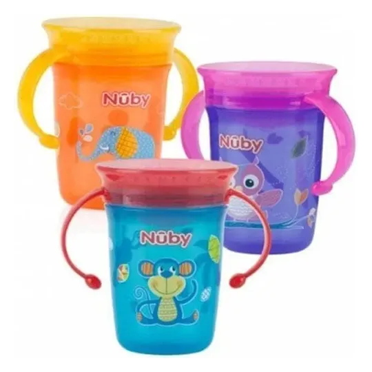 Nuby Vaso Wonder Con Asas 240 Ml