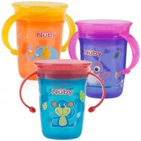 Nuby Vaso Wonder Con Asas 240 Ml