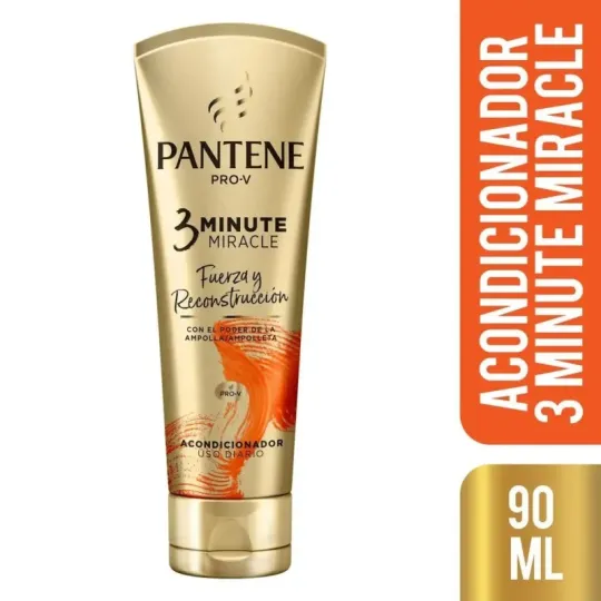Pantene Acondicionador 3 Mm Fuerza Y Reconstruccion 90 Ml