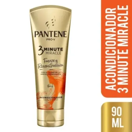 Pantene Acondicionador 3 Mm Fuerza Y Reconstruccion 90 Ml