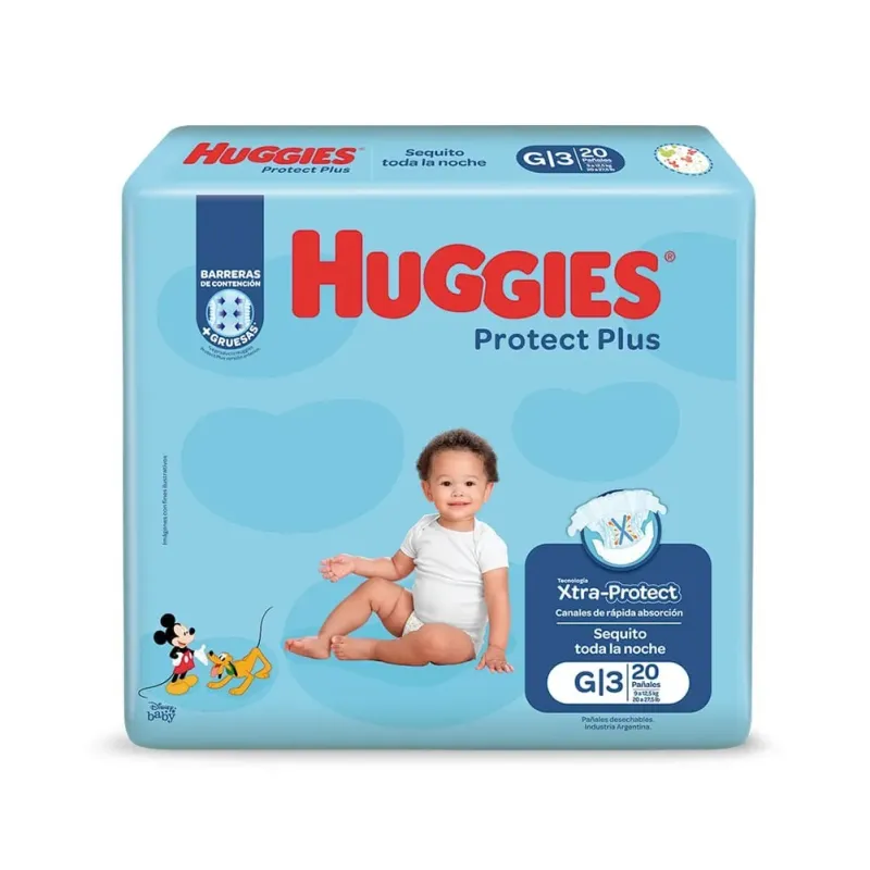 Pañal Huggies Protect Plus G
