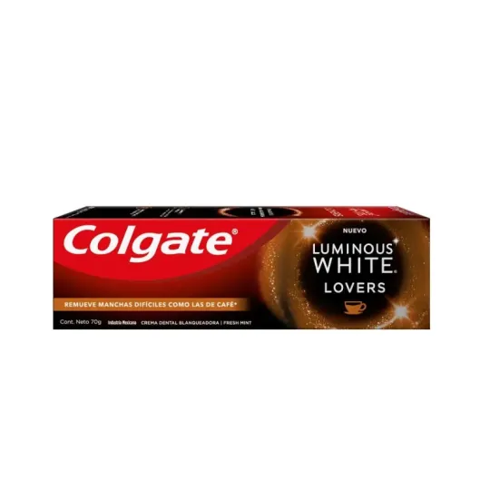 Colgate Crema Dental Luminous White Lovers Cafe 70 Gr