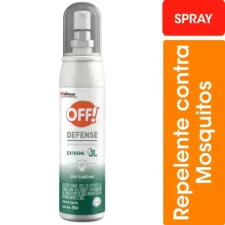 Off Repelente Defense Extreme Spray 100 Ml