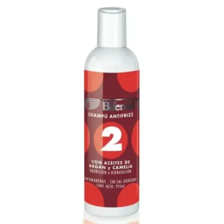 Biferdil Shampoo 2 Antifrizz Con Aceite De Argan Y Camelia 295 Ml