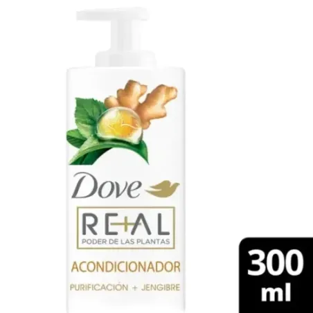 Dove Acondicionador Purificacion + Jengibre 300 Ml