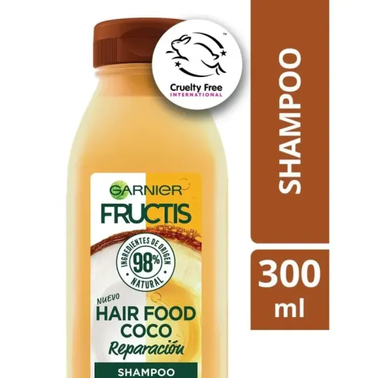 Fructis Shampoo Reparación Hair Food Coco 300 Ml