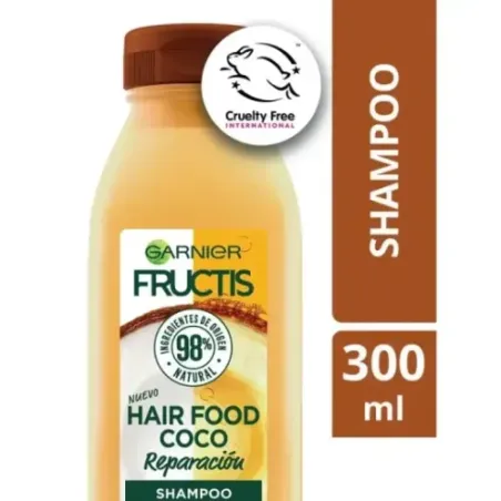 Fructis Shampoo Reparación Hair Food Coco 300 Ml