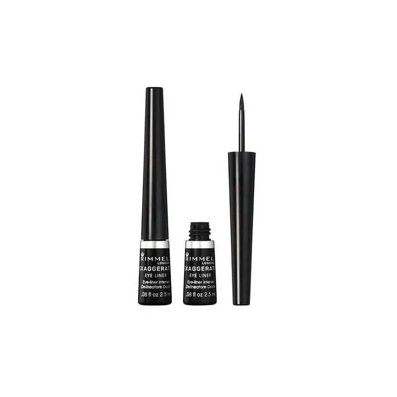 Rimmel Exaggerate Liquid Eyeliner Color 001 Black