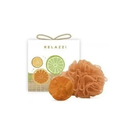 Relazzi Tranquilidad Naranja Lima Estuche Jabón Y Esponja