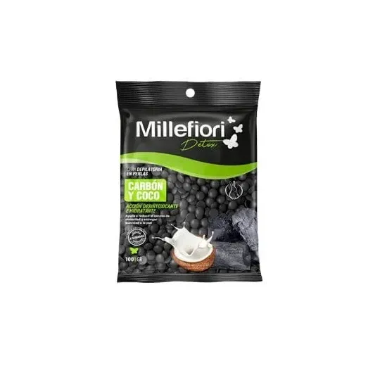 Millefiori Cera Depil En Perlas Detox 100gr