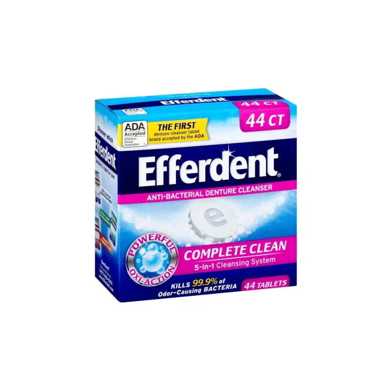 Tabletas Limpiadoras Efferdent Original X 44 Unid