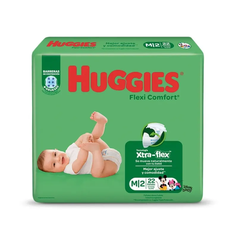 Pañales Huggies Flexi Comfort Maxi M