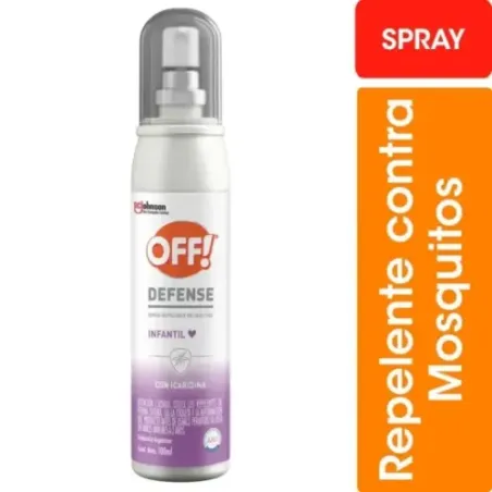 Off Repelente Defense Infantil En Spray 100 Ml