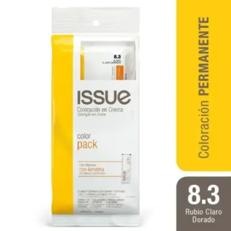 Issue Color Pack Keratina n8.3 Rubio Claro Dorado