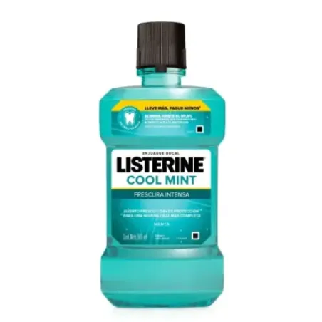 Listerine Enjuague Bucal Cool Mint 24hs 500 Ml