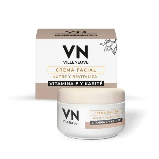 Vn Crema Facial Nutritiva Con Vitamina E Y Karite 50 Gr