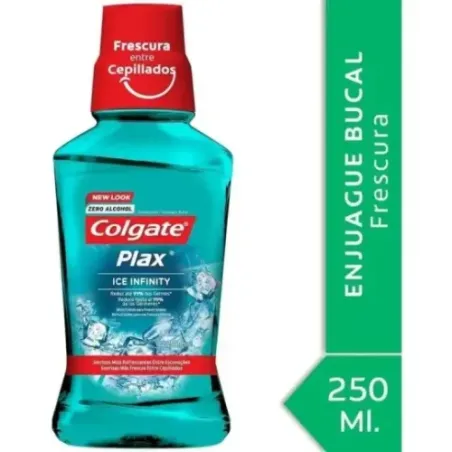 Colgate Plax Ice Infinity Enjuague Bucal Sin Alcohol X250 Ml