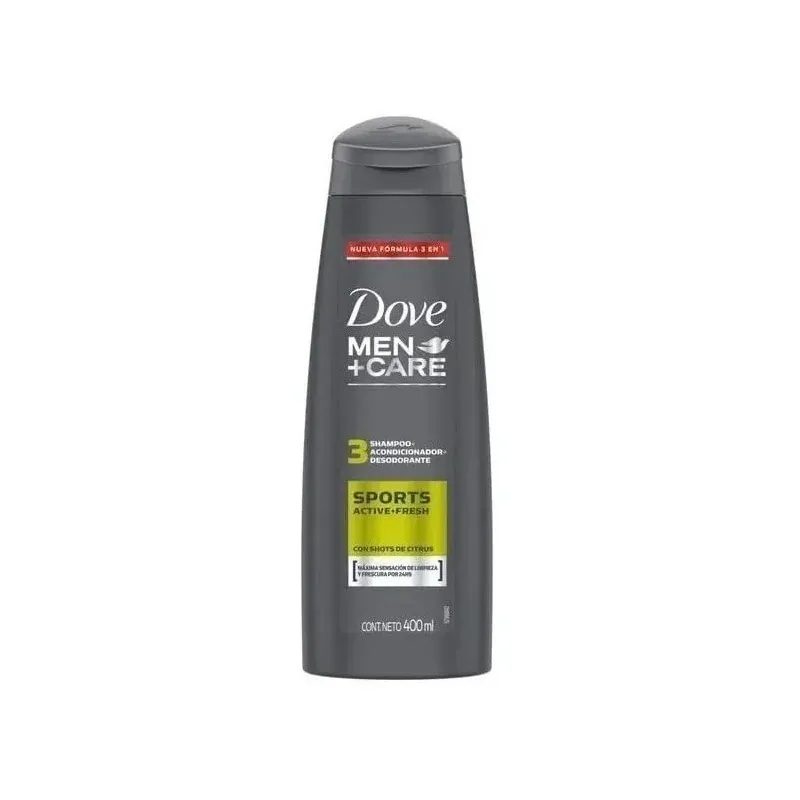 Dove Men +care Sports 3en1 Shampoo 400 Ml