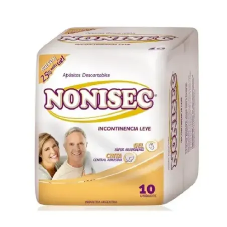 Nonisec Aposito Incontinencia Leve (10 Unidades)